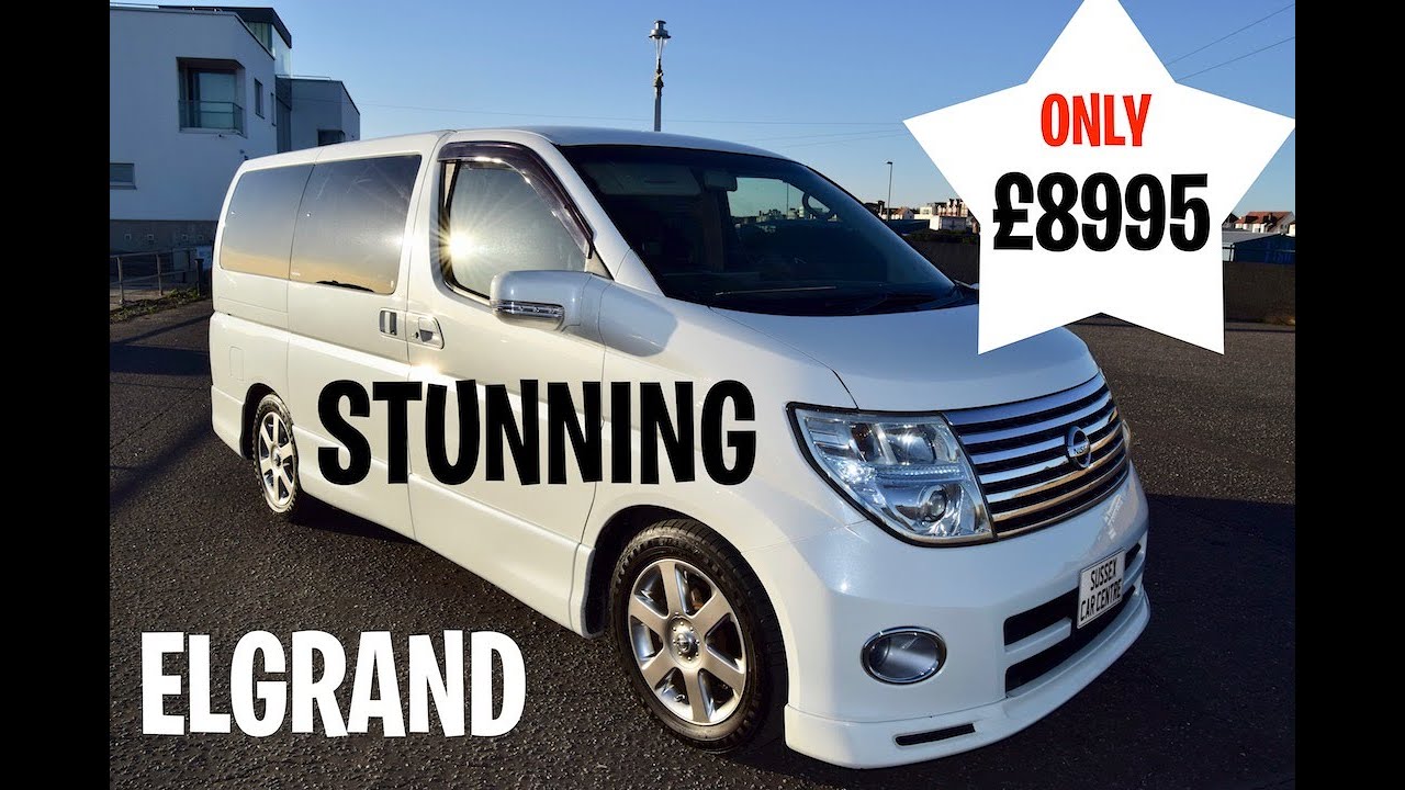 2007 NISSAN ELGRAND HIGHWAY STAR 55,000 MILES IN UK NOW £8995