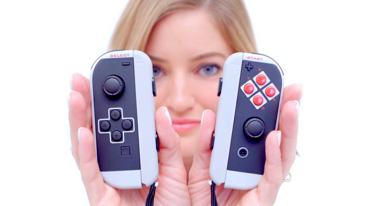 Classic NES Themed Nintendo Switch Joy-Cons!