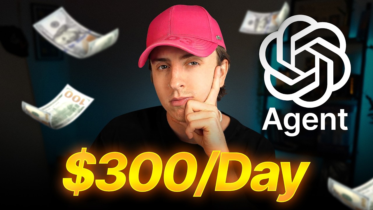 Laziest Way to Make Money With ChatGPT Agent ($300/day+)