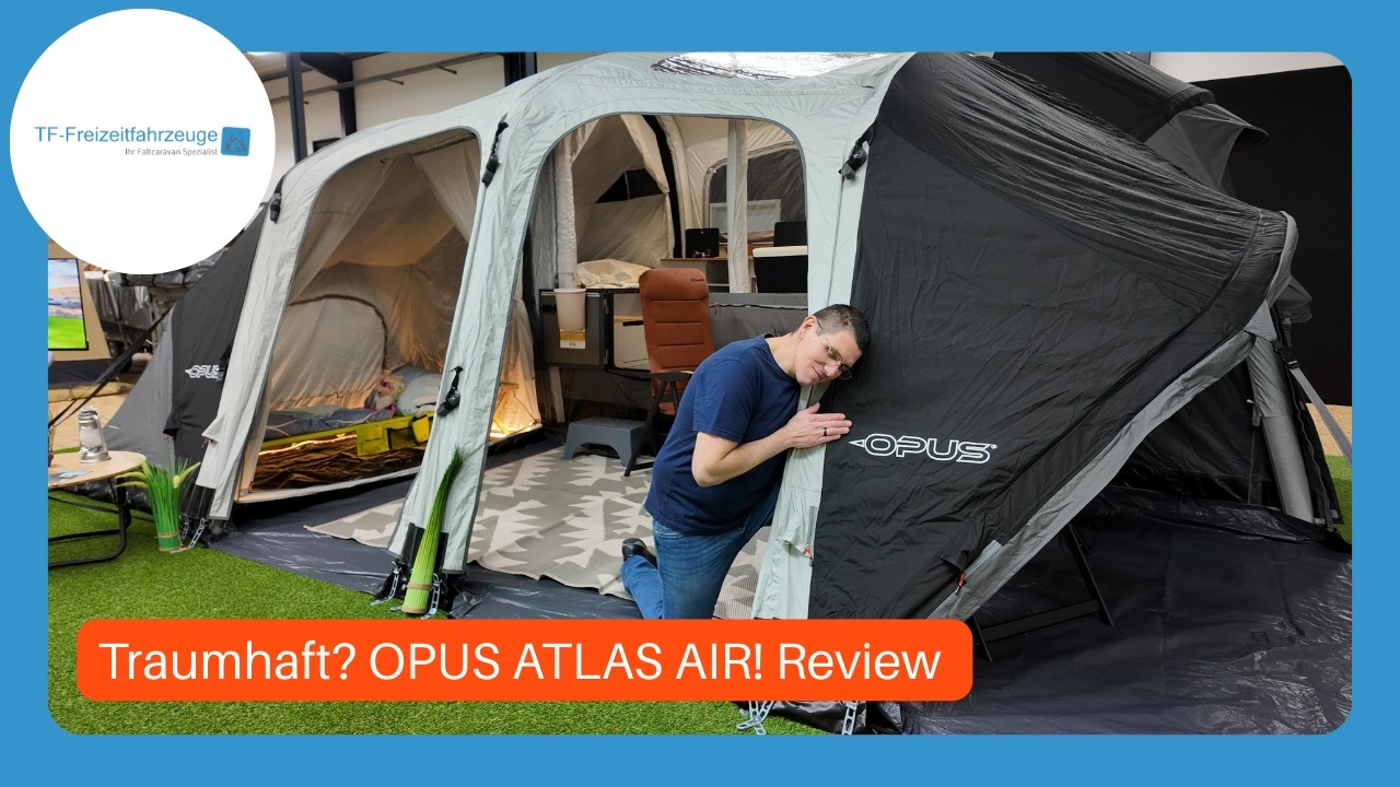 OPUS ALL-ROAD Atlas AIR Review 🔎 | Ausstattung, Komfort | Faltcamper-Zeltanhänger wie ein Wohnwagen?