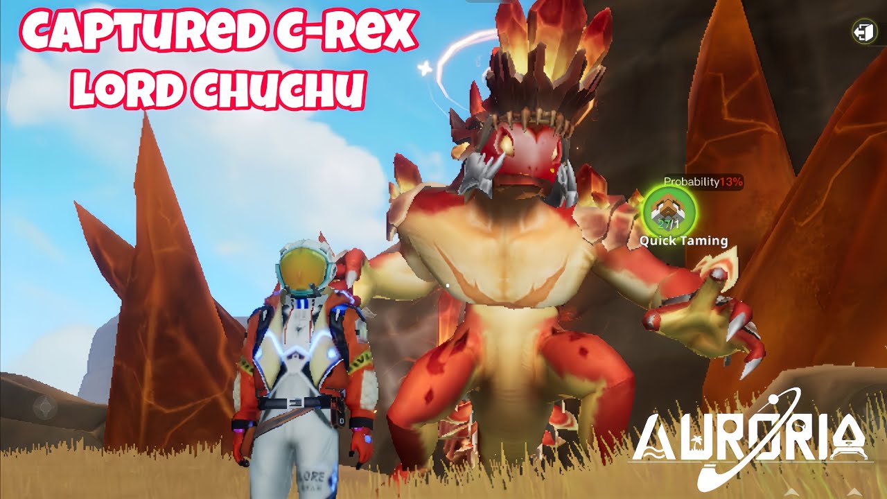 I CAPTURED C-REX LORD CHUCHU IN DESERT MAP || AURORIA A PLAYFUL JOURNEY GAMEPLAY