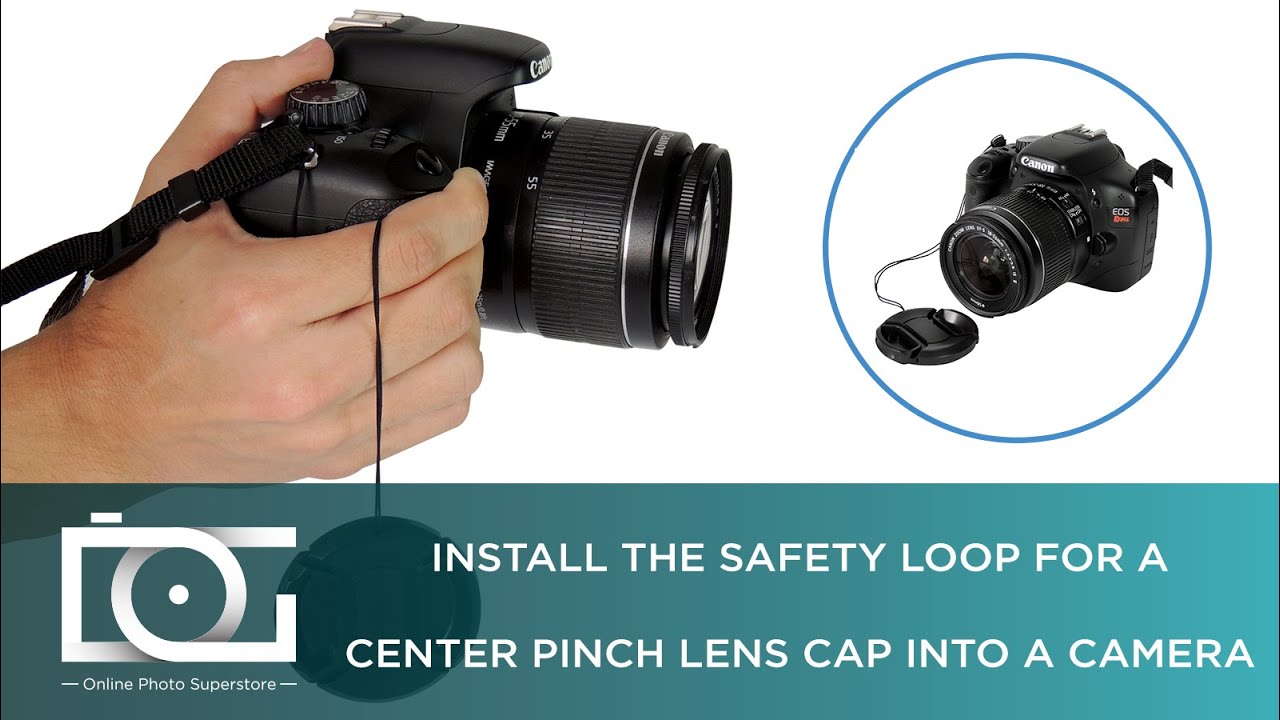 TUTORIAL | Lens Cap Keeper Leash & Center Pinch Lens Cap | How To Use a Lens Cap w/ a String?