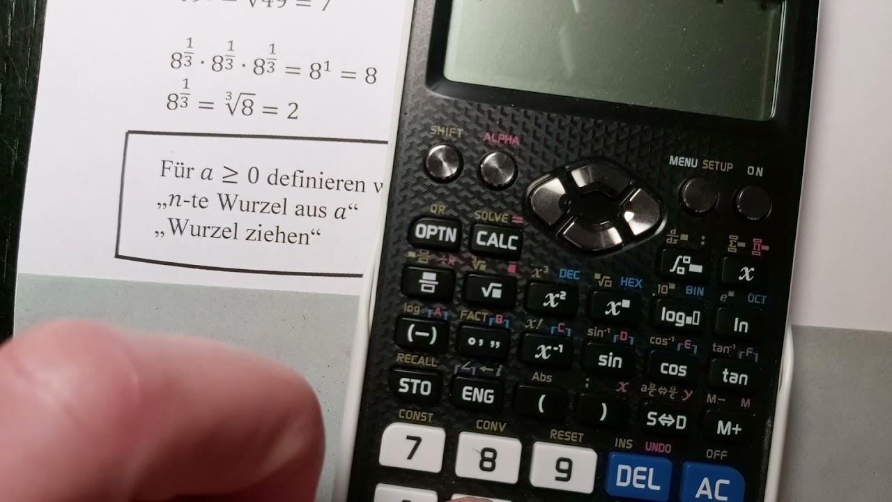 Potenzen mit rationalen Exponenten