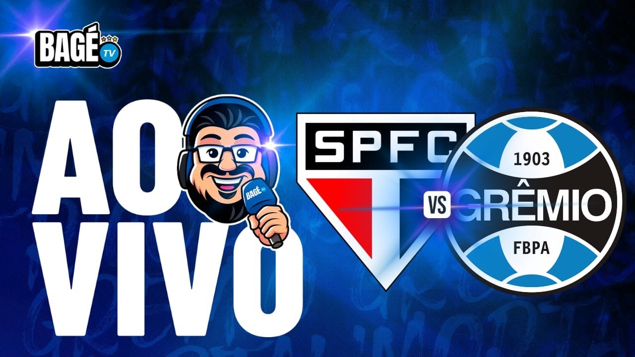 🔵 AO VIVO 🔵 JORNADA DO BAGÉ 🔵 SÃO PAULO X GRÊMIO