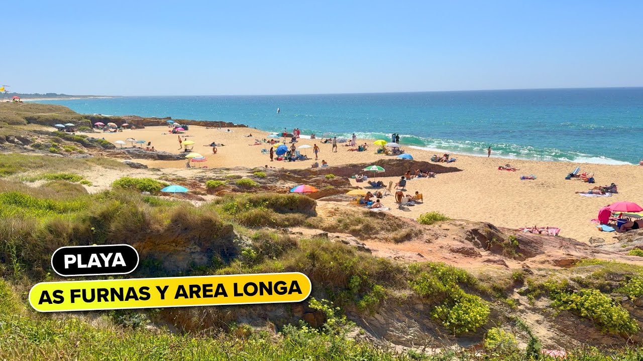 Playa As Furnas y Area Longa en PORTO do SON  🌊 | Paraíso en Galicia 🏖️