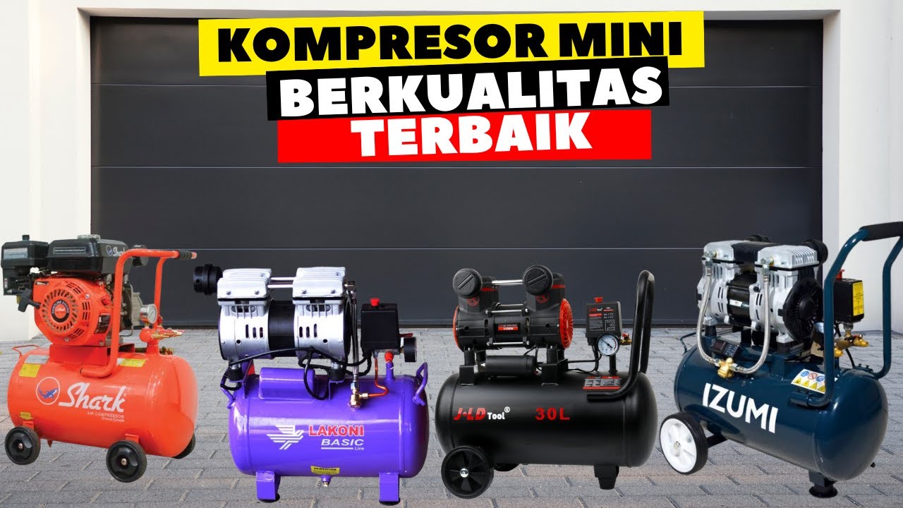 8 Rekomendasi Kompresor Terbaik | Merk Kompresor Mini Untuk Cat, Bengkel & Hobi!