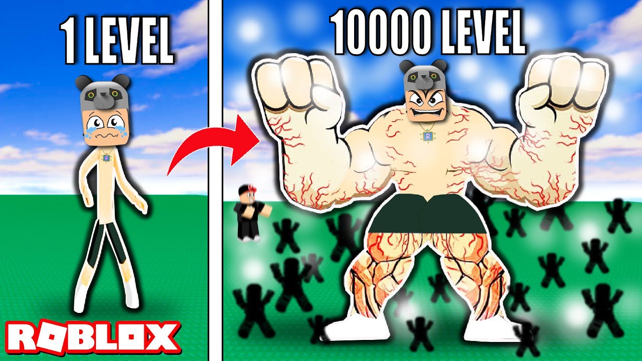 Vücut Geliştirdim ve Güçlendim!! - Panda ile Roblox Training Simulator