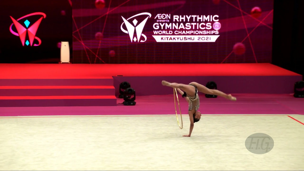 DOMINGOS Barbara (BRA) - 2021 Rhythmic Worlds, Kitakyushu (JPN) - Qualifications Hoop