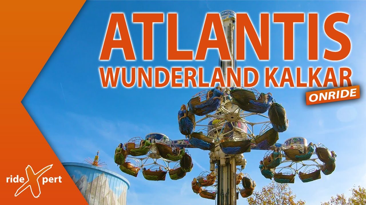Atlantis | Wunderland Kalkar | Onride by RideXpert in 4K