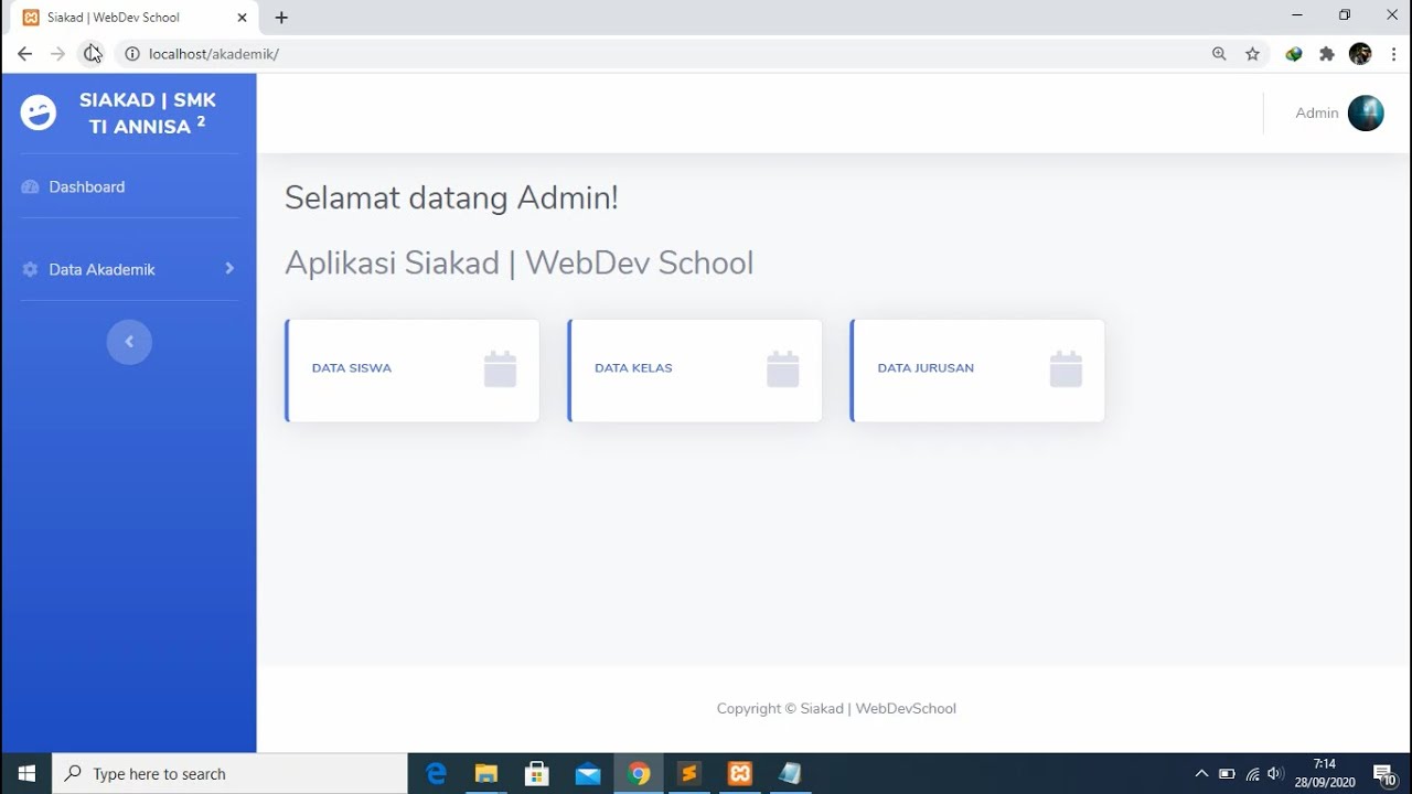 Tutorial Template Admin Bootstrap #1