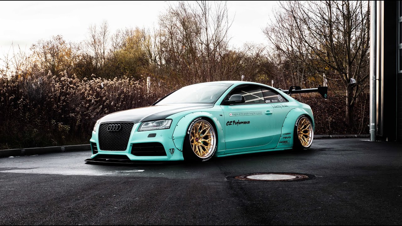 Bagged Audi S5 I Liberty Walk I Vossen I Airlift Airride I CZ Performance I TPProduction (4K)