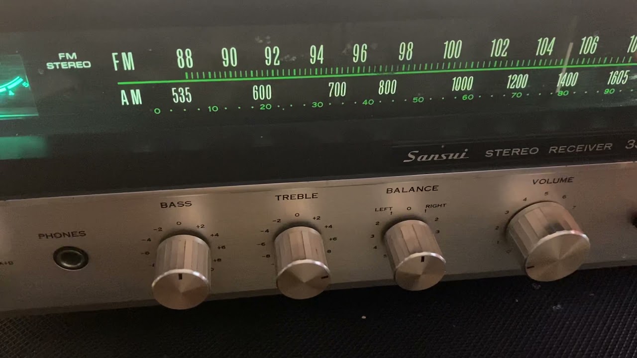 Sansui 331 repair  (Music By Dire Straits Money for Nothing)