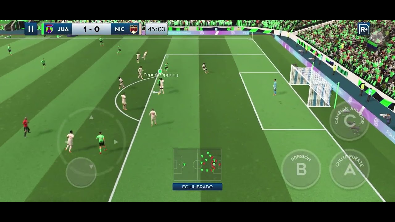 Juego amistoso contra el nice 