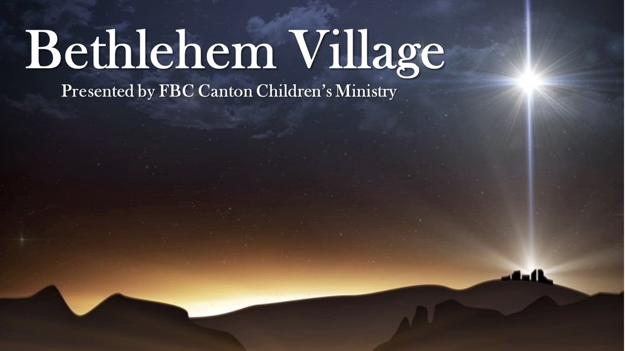 Bethlehem VIllage Video 2016