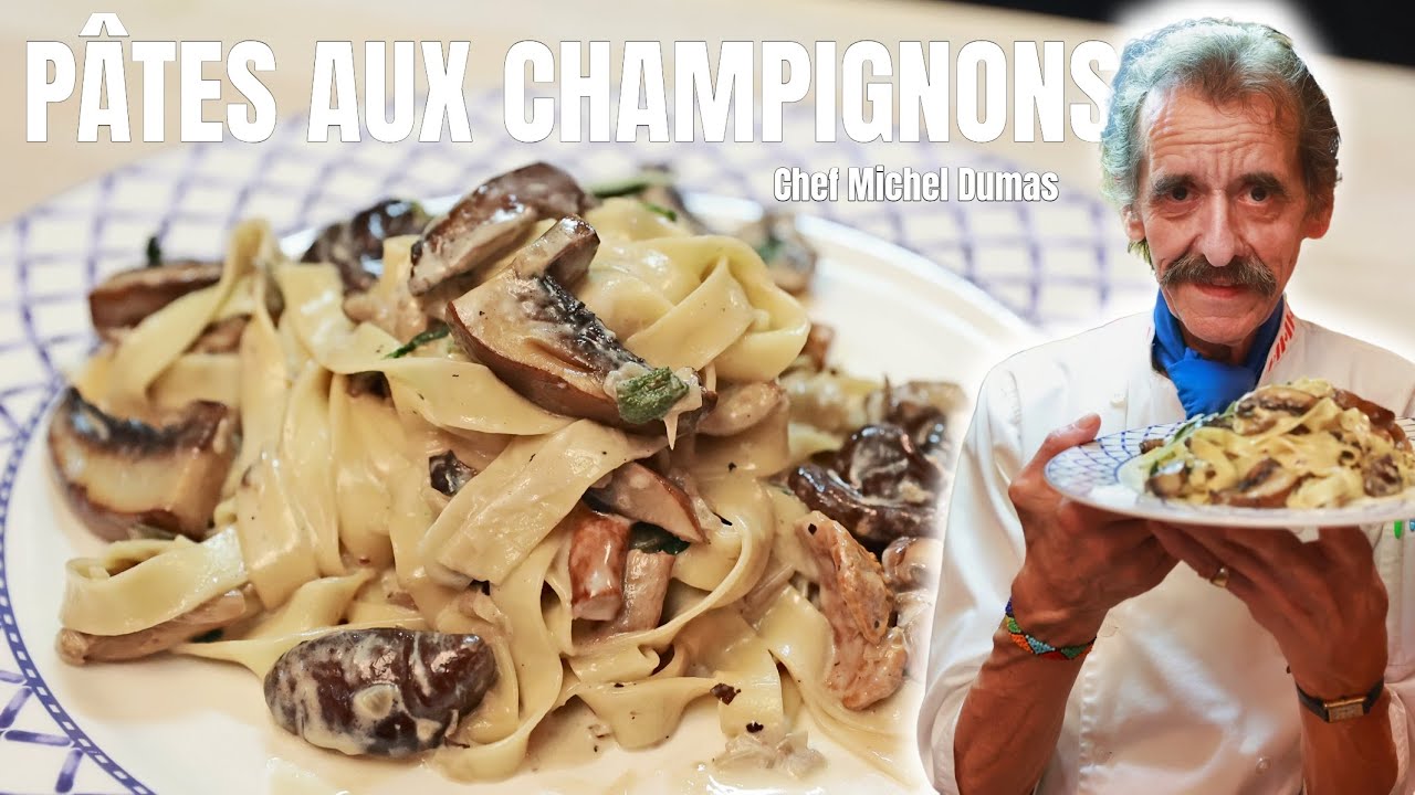 Pâtes crémeuses aux champignons | Une recette facile, riche et crémeuse avec 5 types de champignons