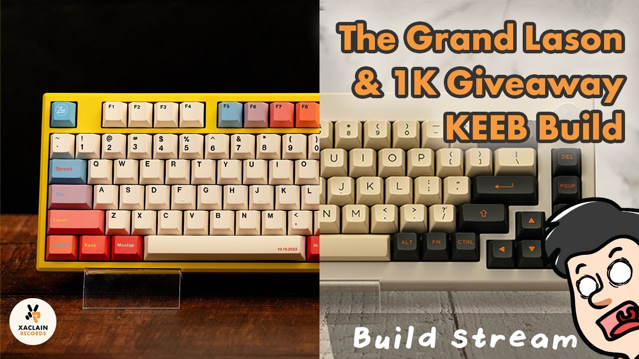 Keeb Stream: Building the TGL Keyboard and the 1K Giveaway Keyboard