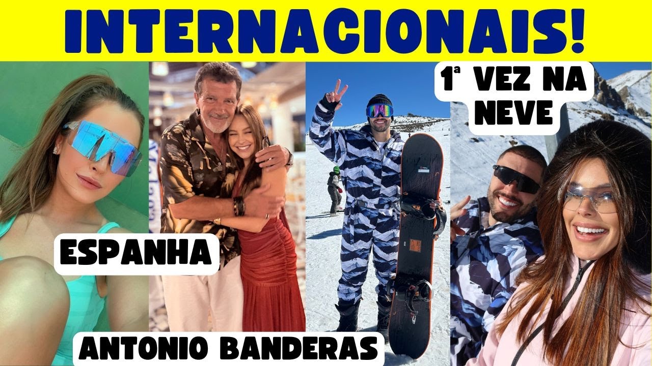 CARLA DIAZ NA ESPANHA C/ BANDERAS E FAMOSOS, DANÇA 2025 + ARTHUR 1ª VIAGEM INTERNACIONAL C/ NAMORADA
