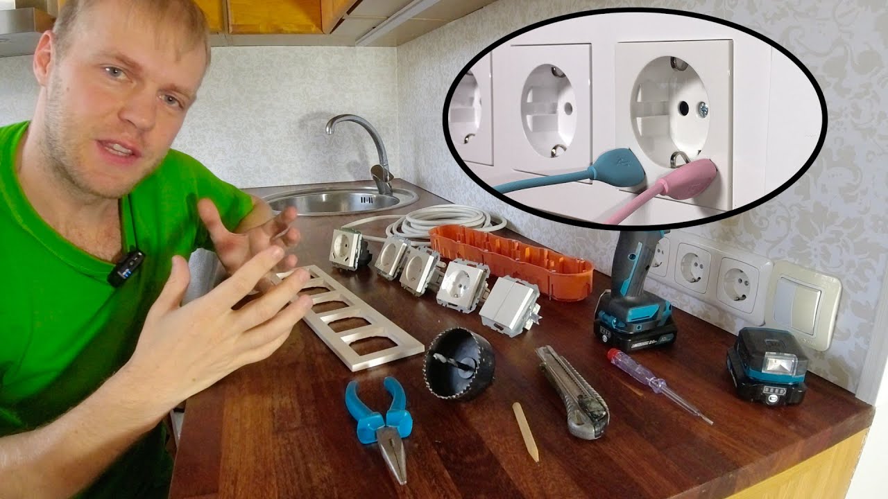 How to Change an Electrical Socket With USB Adapters in Europe // Schuko Plug