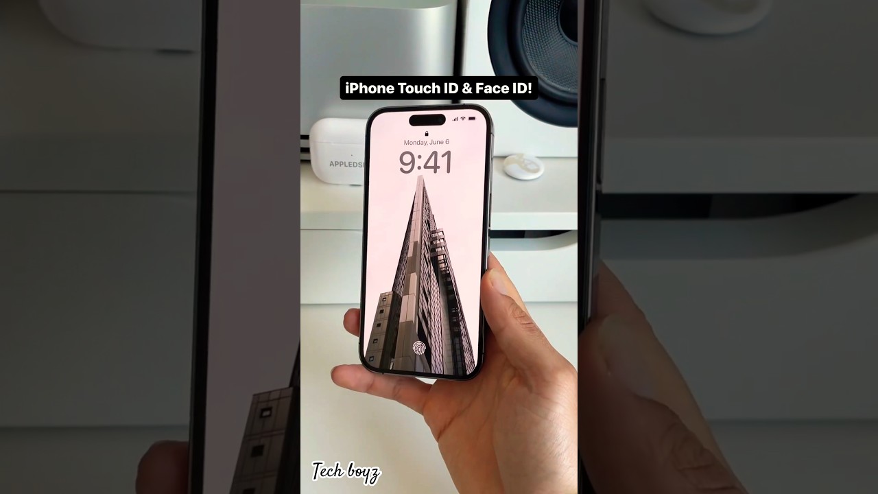 First iphone in the world with indisplay fingerprint sensor
