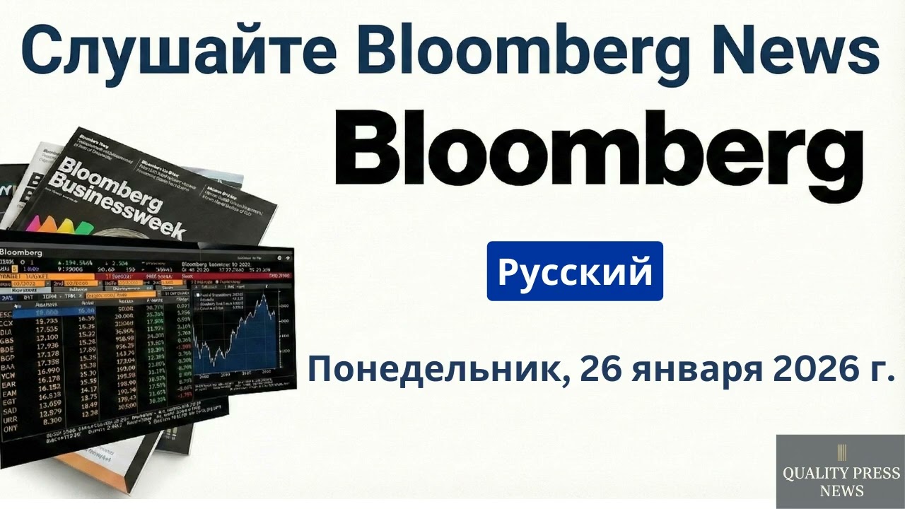 Обзор новостей Bloomberg ｜ 26 января 2026 г , понедельник