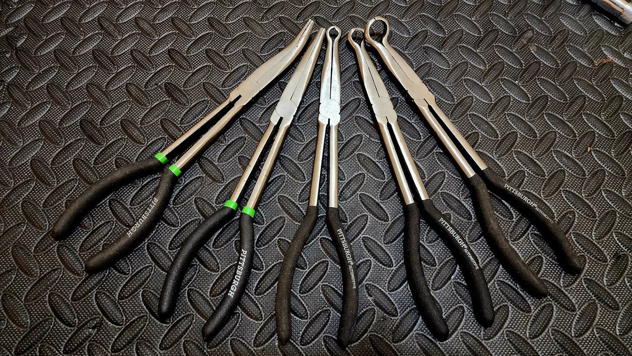 Pinzas de punta extendida.