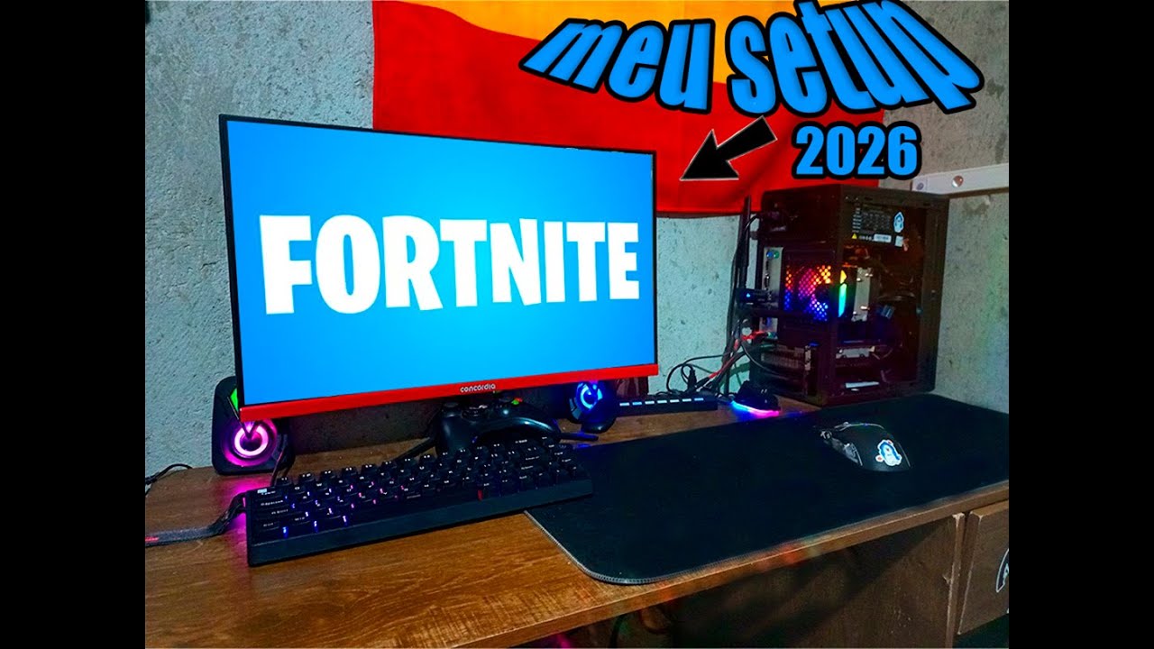 Mostrando meu setup humilde custo benefício de 2026 (quad core)