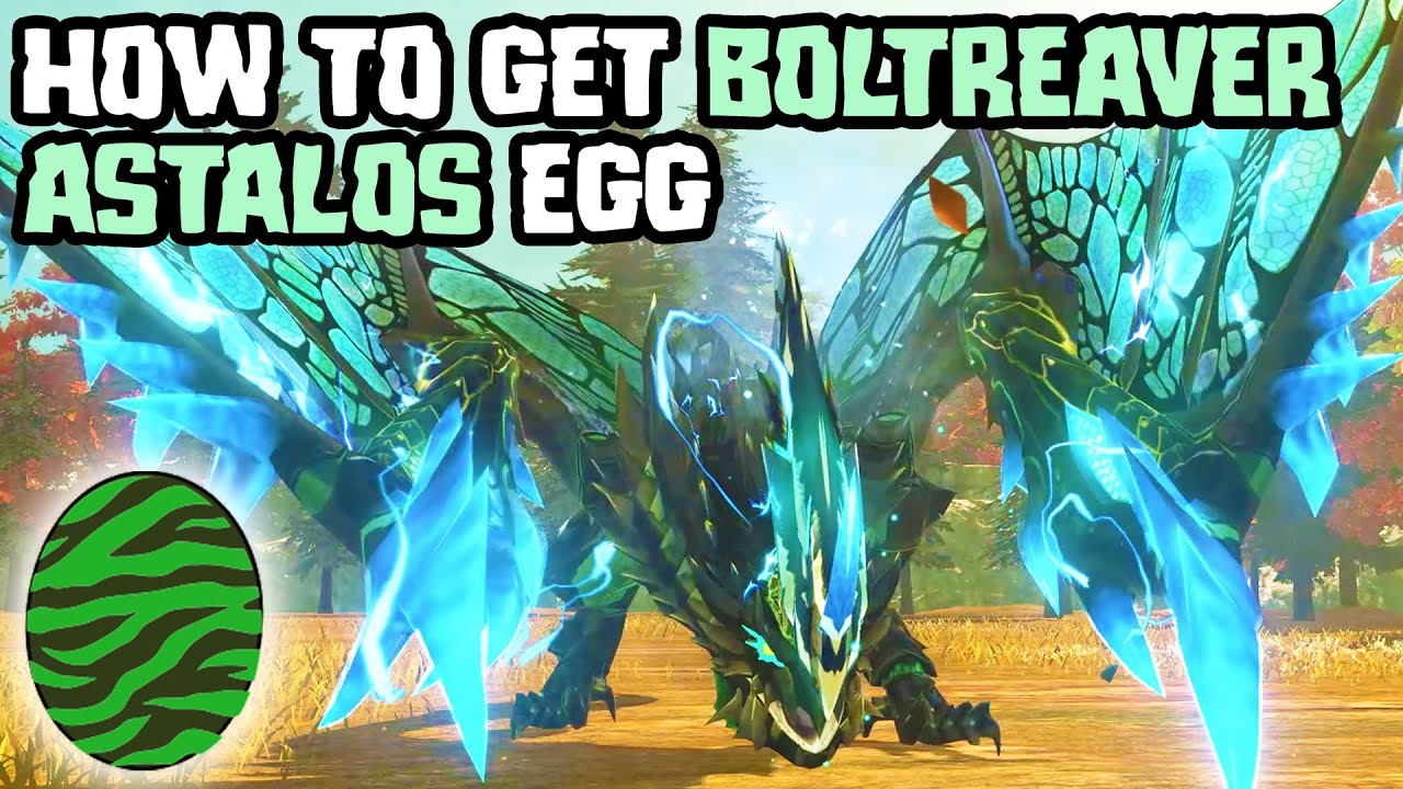 BOLTREAVER ASTALOS EGG FROM COOP QUEST EXPLORE THUNDER EGG - MONSTER HUNTER STORIES 2 UPDATE 2