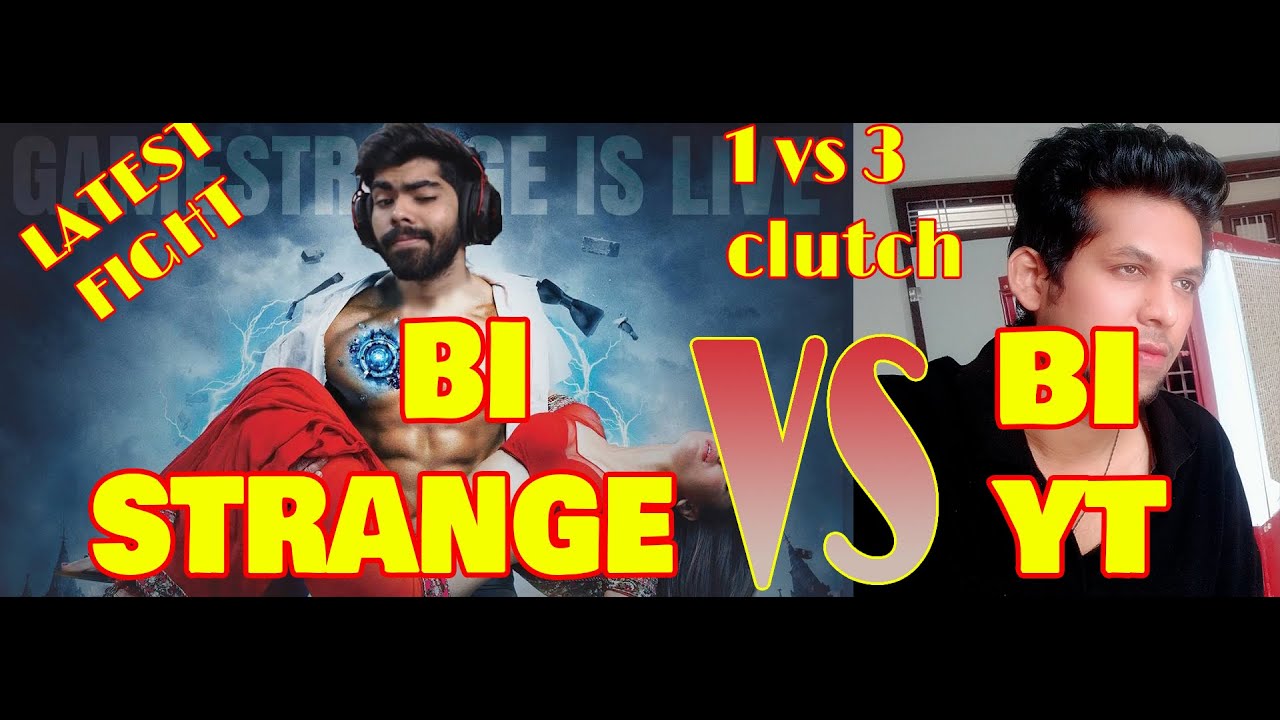 Bi Strange vs Bi YT vs JSL Optimus FIGHT I  SOLO VS SQUAD WIPE I  1 vs 4 FOUR l BGMI l BGMI LIVE l