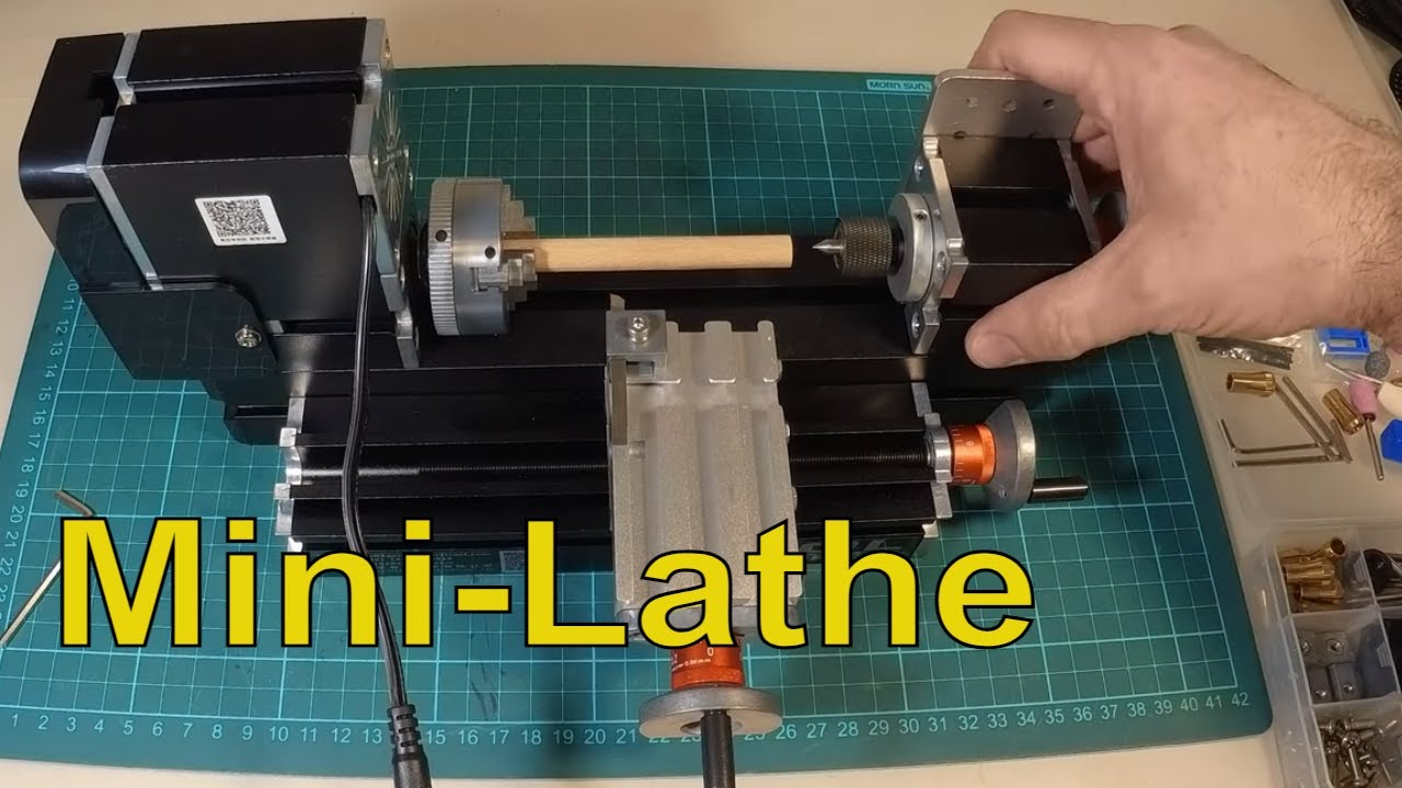 Assembling and trying out a desktop Mini Lathe
