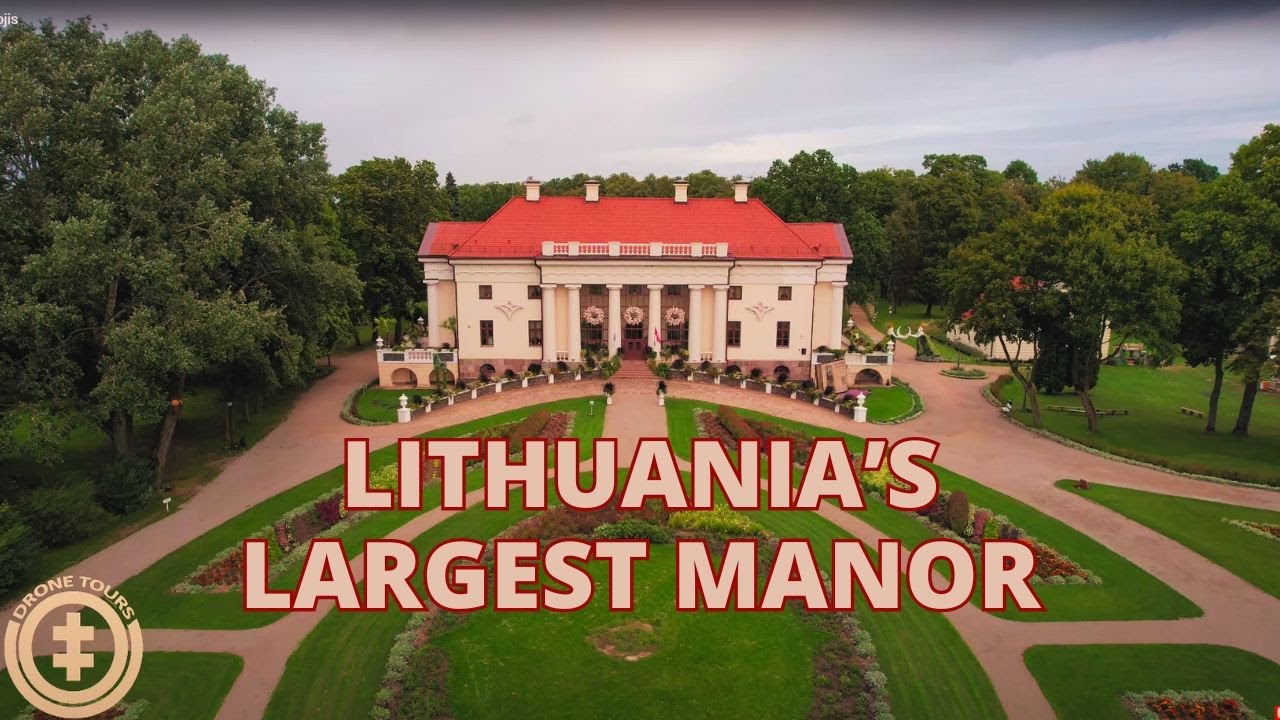 Pakruojis Town and Manor | Lithuania by drone