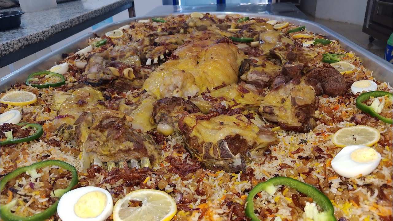 Waw especially arabic food/ mandi laham/ mandi mutton rice 🍚🍚