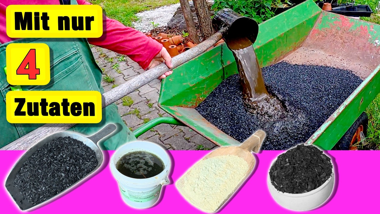 (Fast) kostenlos zur besten Gartenerde 😀👍 Terra Preta ganz einfach
