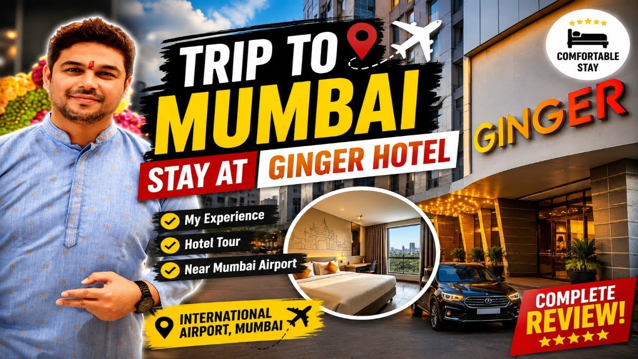 Trip to Mumbai | Stay at Ginger Hotel Mumbai Airport #mumbai #mumbaihotel #gingerhotel 