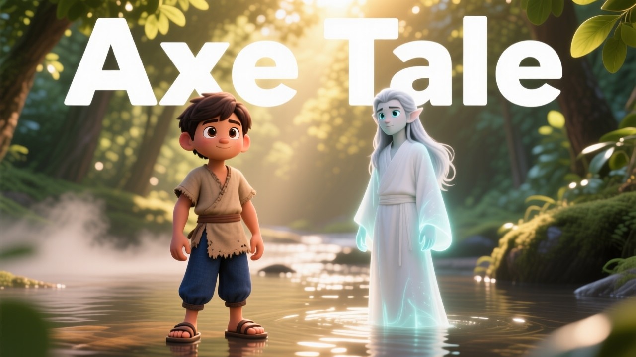 The Golden Axe and the Silver Axe | A Korean Folktale | Micky’s Tales #TheGoldenAxe #TheSilverAxe