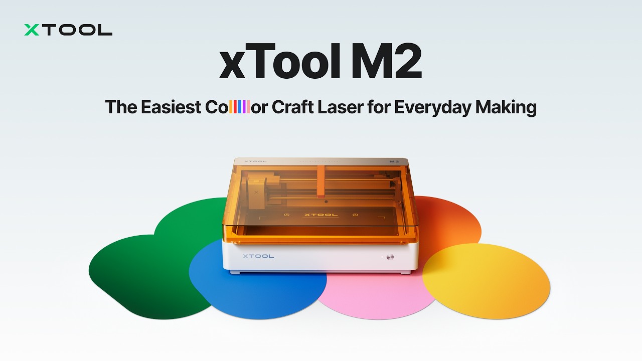 Запуск xTool M2 | Самый простой цветной лазер для повседневного творчества