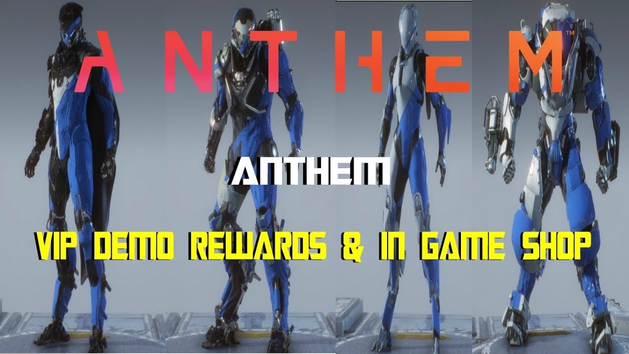 Anthem | *NEW* VIP Demo REWARDS REVEALED | Microtransaction Shop & More
