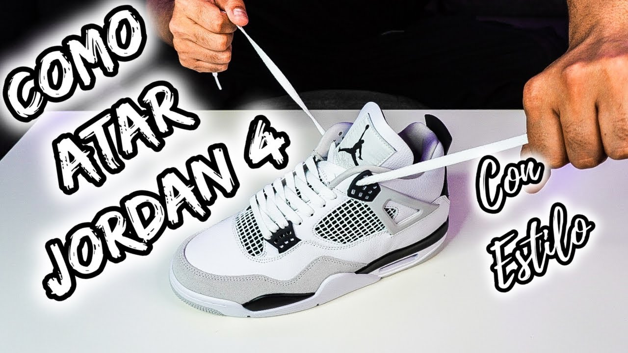 ⚠️COMO ATAR JORDAN 4 / 2025 / (La GUIA DEFITINITIVA) How to LACE JORDAN 4