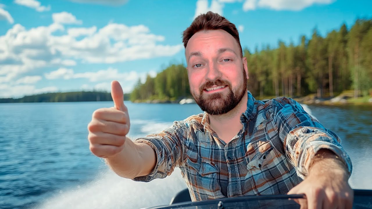 Veneilyä kauniissa mökkimaisemissa | Finnish Cottage Simulator