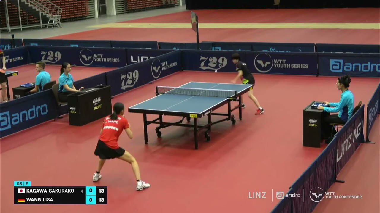 Lisa Wang (GER) vs Sakurako Kagawa (JPN) | U15 Final | 2024 WTT Youth Contender Linz