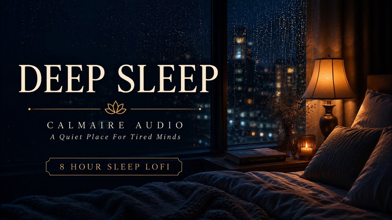 8 Hours of Calm Sleep Lofi 🌙 Deep Sleep, Night Focus & Relax | CALMAIRE AUDIO