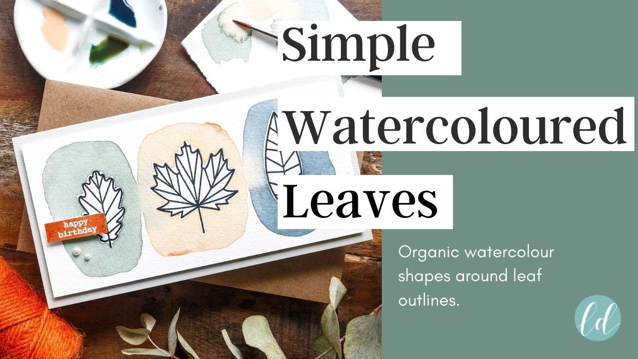 Modern Leaf Watercolour