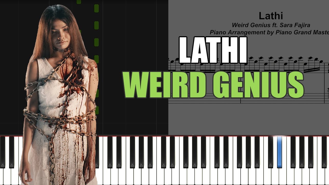 Modern + Traditional || Weird Genius - Lathi (ft. Sara Fajira ) || Piano Tutorial + FREE Sheet Music