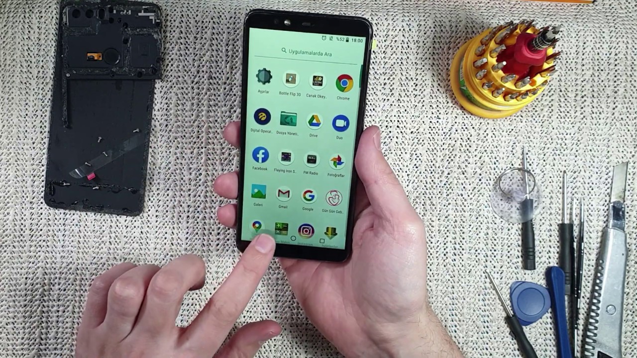 Türkiye de ilk Vestel Vesnus Z20 Ekran ve Batarya Değişimi