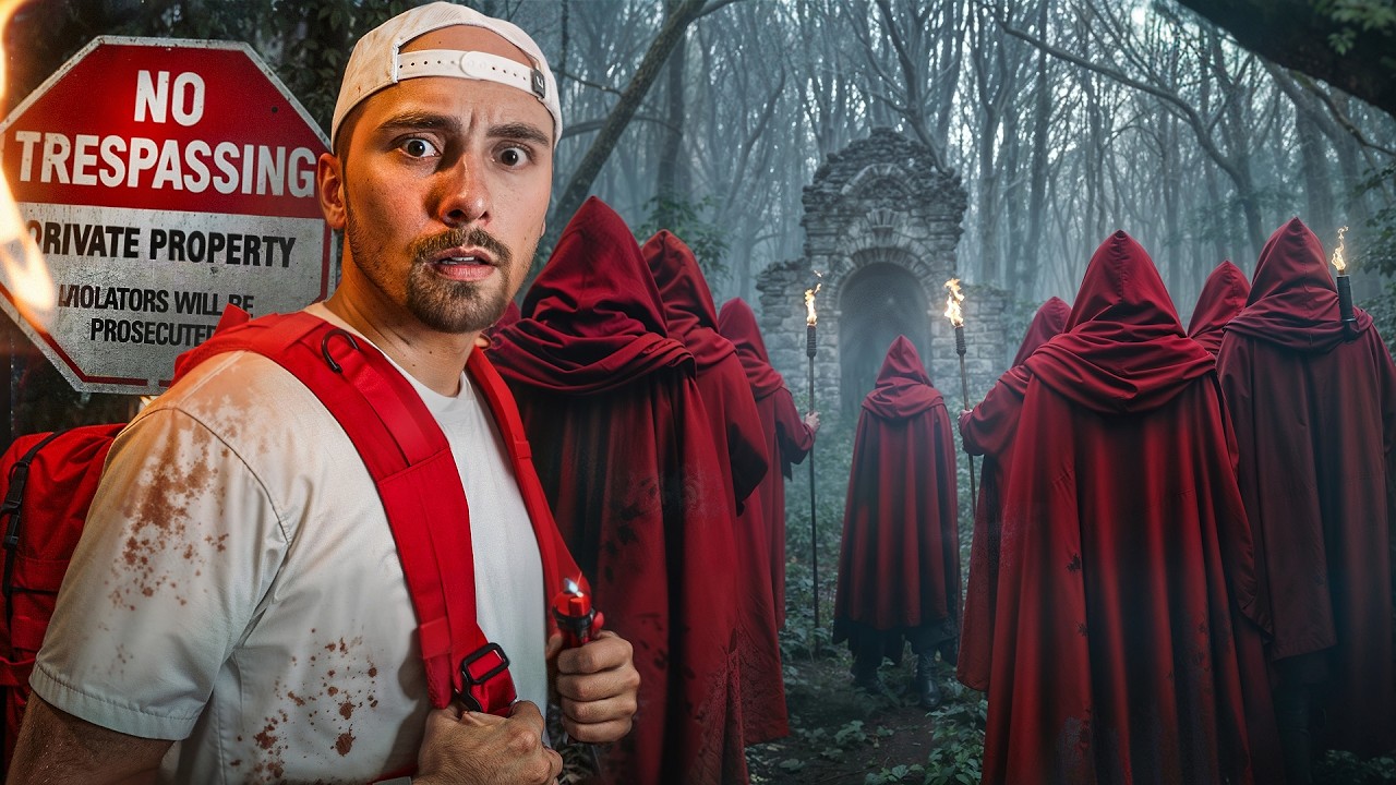 TERRIFYING CULT HIDEOUT FOUND USING RANDONAUTICA APP (SCARY NIGHT)