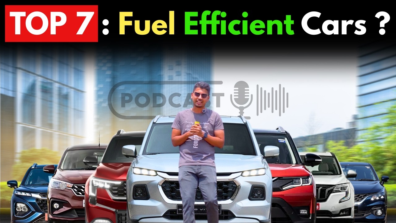 சிறந்த Top 7 Fuel Efficient✅ Cars எது ? 👉 Best For Indian⚡️ Families 👨‍👩‍👦 | GS Autocast EP 69