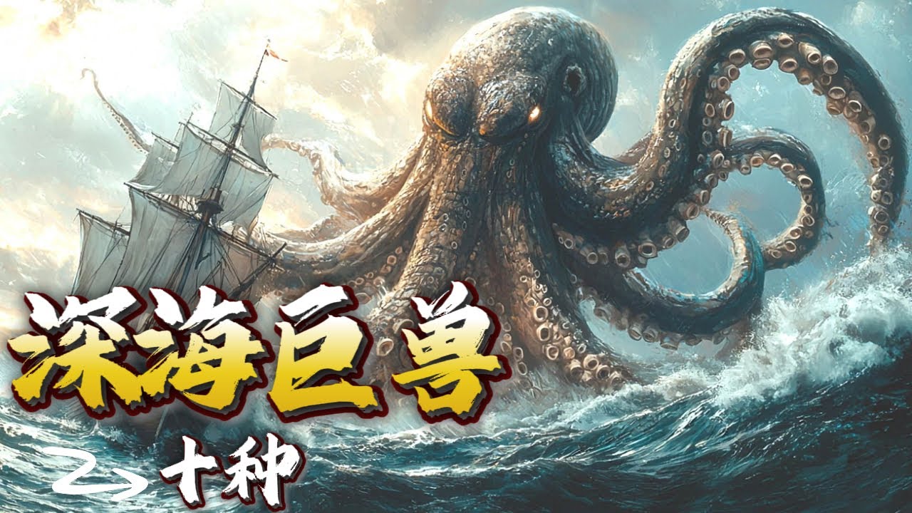 盘点十种深海巨兽，有的来自传说故事，有的来自化石发现