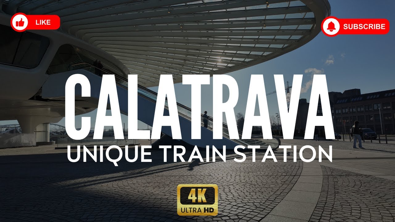 New Train Station in Mons - Architectural masterpiece by Santiago Calatrava