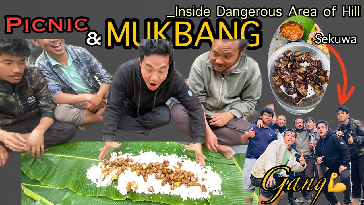 खतरनक पहाडि इलाकाभित्र PICNIC&MUKBANG _With LocalGang Estern part of kerabari morang Nepal#newvlog