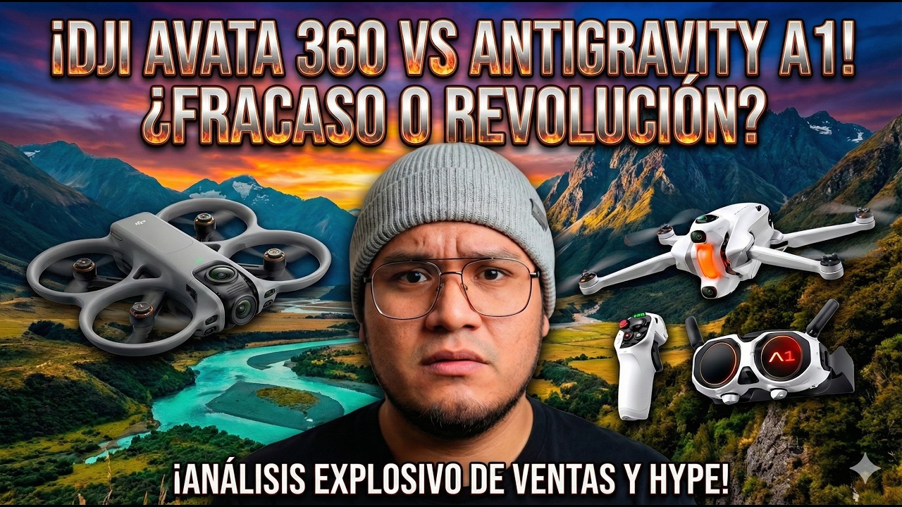 DJI Avata 360 PERDIÓ contra Antigravity A1 - Aquí está la prueba?