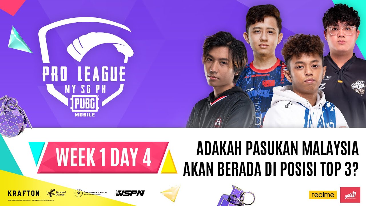 [BM] 2022 PMPL MY/SG/PH W1D4 | Spring | Adakah pasukan Malaysia akan berada di posisi TOP 3?
